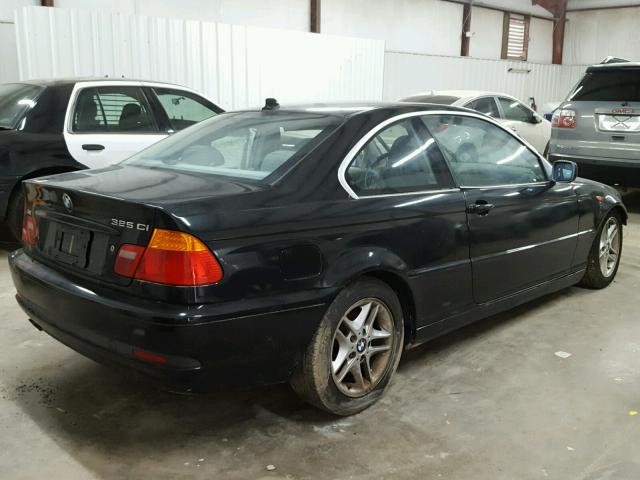 WBABD33424JY97302 - 2004 BMW 325 CI BLACK photo 4