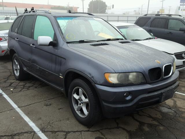 5UXFA53513LV79500 - 2003 BMW X5 3.0I GRAY photo 1