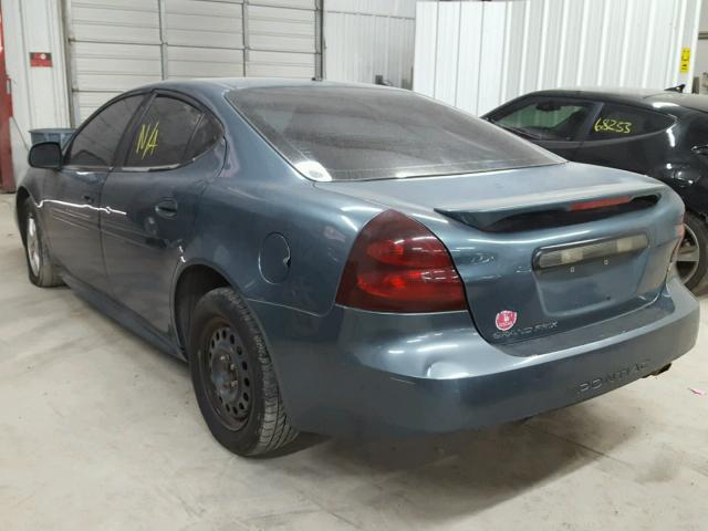 2G2WP552961113735 - 2006 PONTIAC GRAND PRIX BLUE photo 3