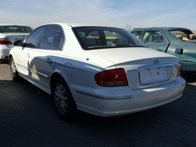 KMHWF35HX5A125769 - 2005 HYUNDAI SONATA GLS WHITE photo 3