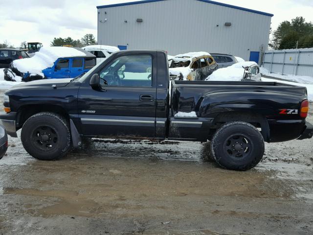 1GCEK14TX1Z103854 - 2001 CHEVROLET SILVERADO BLACK photo 9