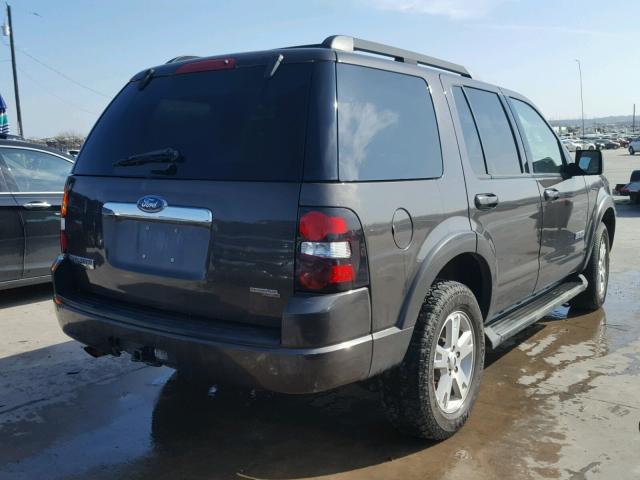 1FMEU63E17UA92934 - 2007 FORD EXPLORER X BLACK photo 4