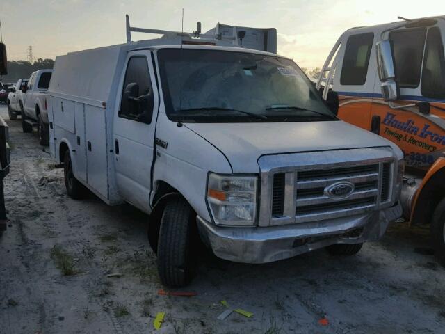 1FDSE3FL9BDB24448 - 2011 FORD ECONOLINE WHITE photo 1