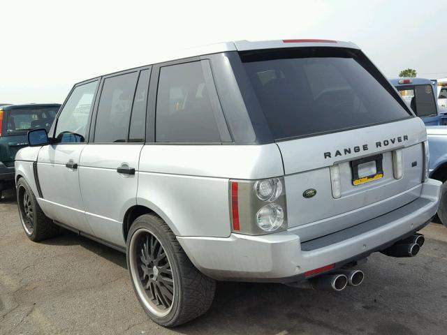 SALMF11494A170616 - 2004 LAND ROVER RANGE ROVE SILVER photo 3