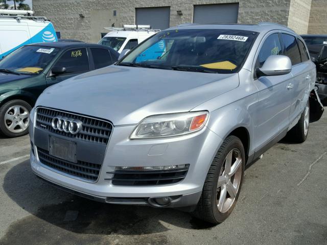 WA1BY74L47D043302 - 2007 AUDI Q7 3.6 QUA SILVER photo 2