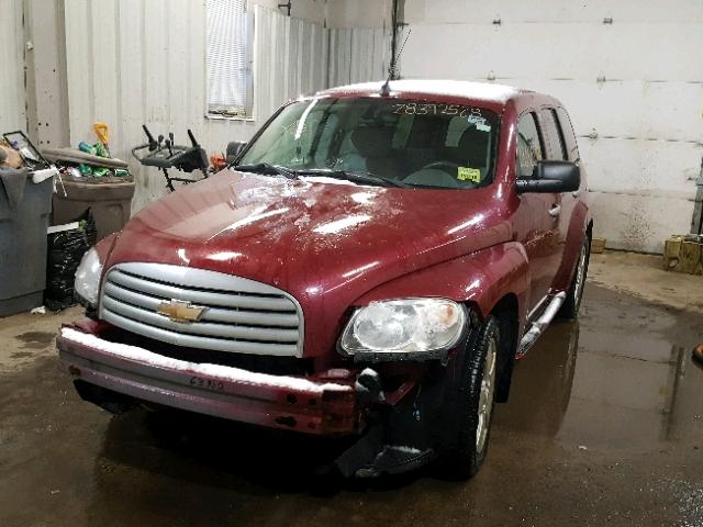 3GNDA13D66S547284 - 2006 CHEVROLET HHR LS MAROON photo 2