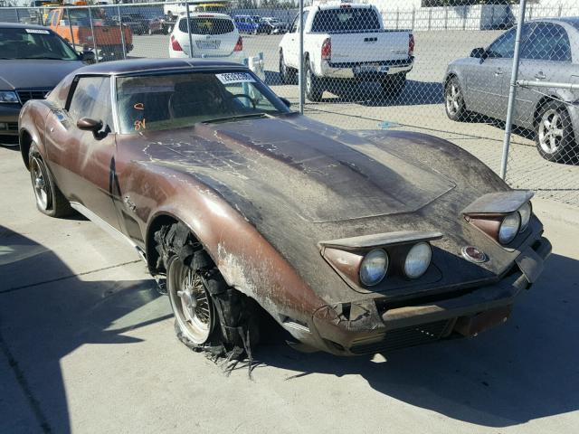 1Z37T4S405873 - 1974 CHEVROLET CORVETTE BROWN photo 1