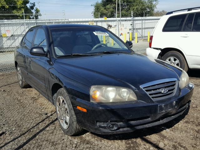 KMHDN46D65U167575 - 2005 HYUNDAI ELANTRA GL BLACK photo 1