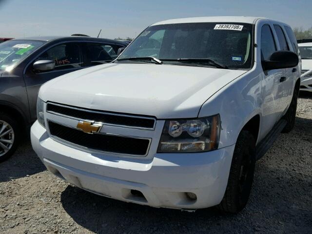 1GNLC2E00ER181264 - 2014 CHEVROLET TAHOE POLI WHITE photo 2