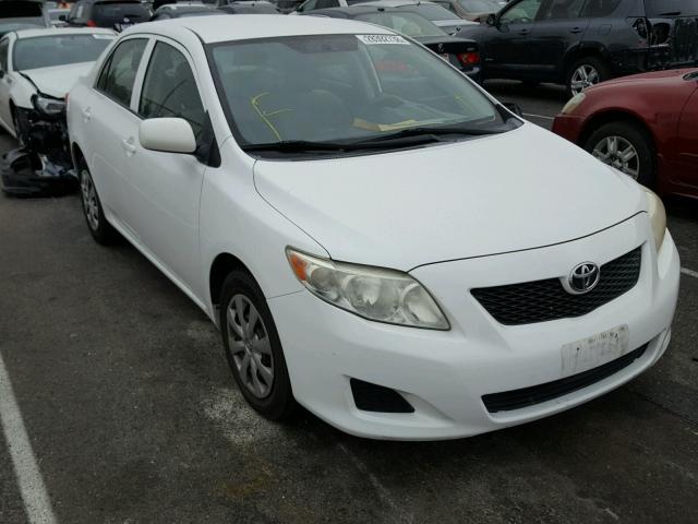 JTDBL40E69J040545 - 2009 TOYOTA COROLLA BA WHITE photo 1