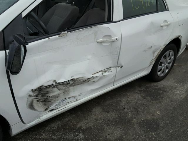 JTDBL40E69J040545 - 2009 TOYOTA COROLLA BA WHITE photo 9