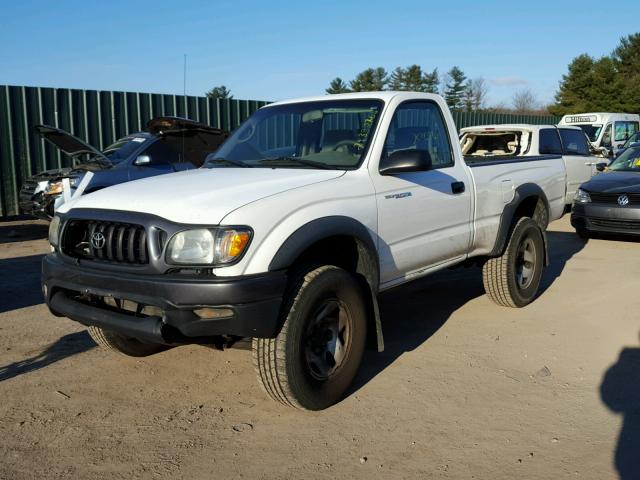 5TEPM62N14Z353285 - 2004 TOYOTA TACOMA WHITE photo 2