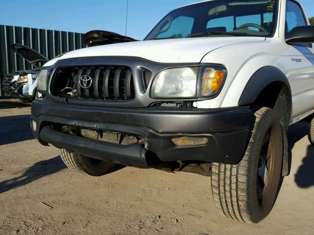 5TEPM62N14Z353285 - 2004 TOYOTA TACOMA WHITE photo 9