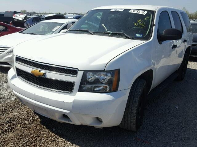 1GNLC2E02ER186921 - 2014 CHEVROLET TAHOE POLI WHITE photo 2