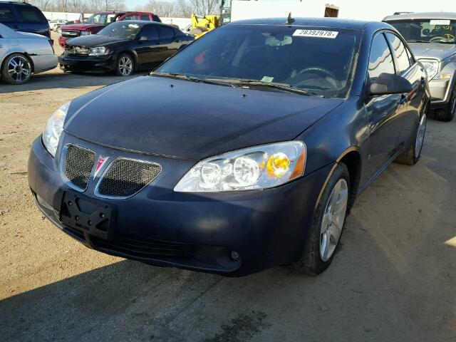 1G2ZJ57B994273876 - 2009 PONTIAC G6 BLUE photo 2