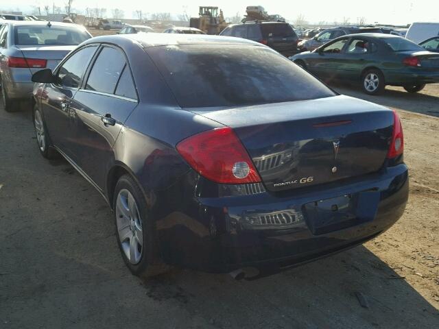 1G2ZJ57B994273876 - 2009 PONTIAC G6 BLUE photo 3