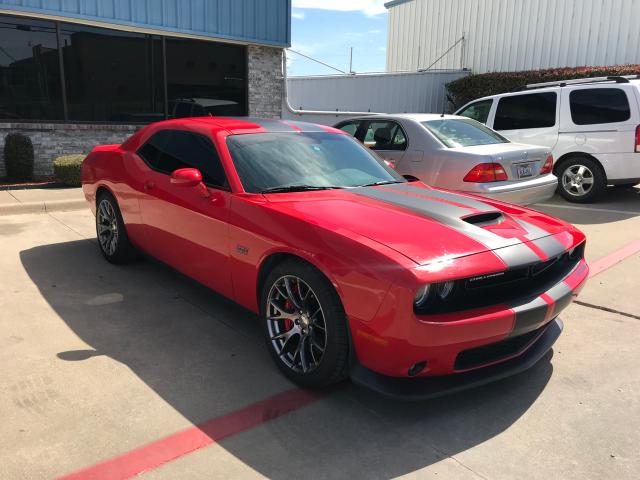 2C3CDZDJ6FH850684 - 2015 DODGE CHALLENGER RED photo 1