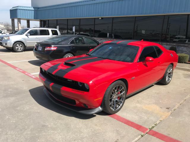 2C3CDZDJ6FH850684 - 2015 DODGE CHALLENGER RED photo 2