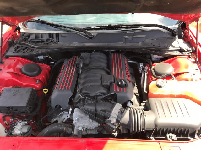 2C3CDZDJ6FH850684 - 2015 DODGE CHALLENGER RED photo 7