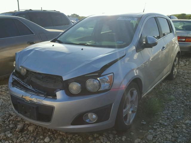 1G1JE6SB2D4226295 - 2013 CHEVROLET SONIC LTZ SILVER photo 2