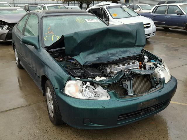 1HGEJ8240YL094698 - 2000 HONDA CIVIC EX GREEN photo 1