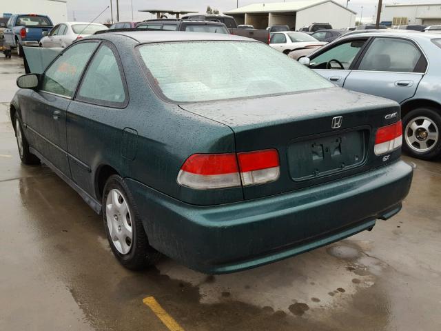 1HGEJ8240YL094698 - 2000 HONDA CIVIC EX GREEN photo 3