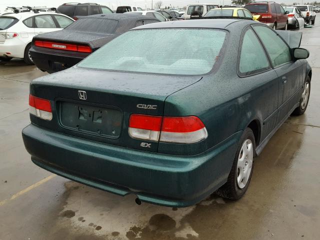 1HGEJ8240YL094698 - 2000 HONDA CIVIC EX GREEN photo 4