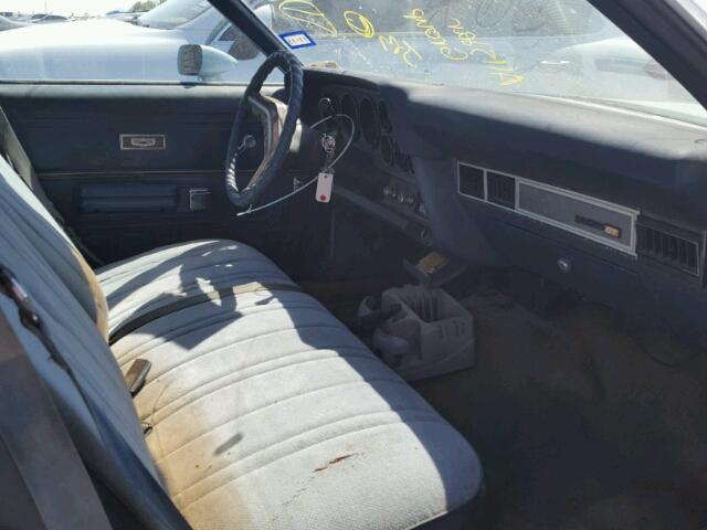 7A48S177253 - 1977 FORD RANCHERO BLUE photo 5