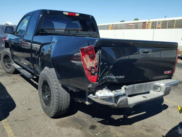 1GTCS198858238886 - 2005 GMC CANYON BLACK photo 3