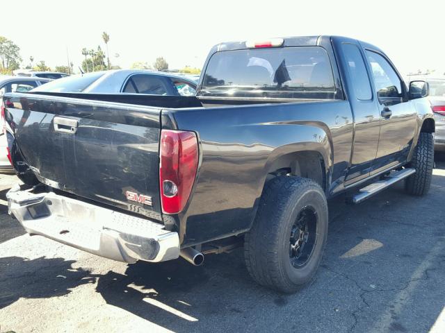 1GTCS198858238886 - 2005 GMC CANYON BLACK photo 4