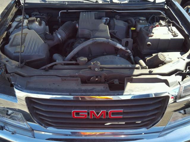 1GTCS198858238886 - 2005 GMC CANYON BLACK photo 7