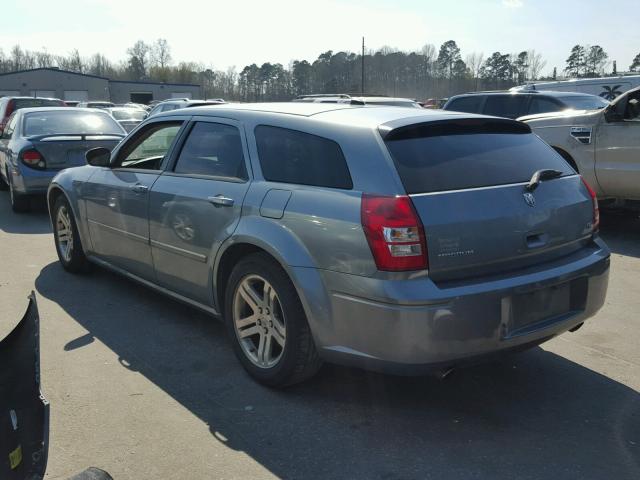 2D8GV57246H148677 - 2006 DODGE MAGNUM R/T GRAY photo 3