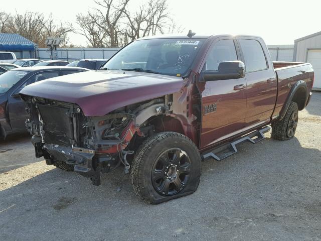 3C6UR5DL6HG578742 - 2017 RAM 2500 SLT MAROON photo 2