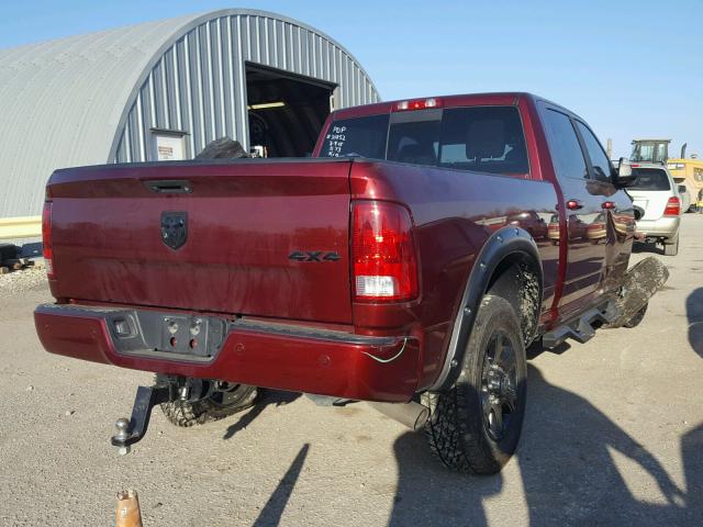 3C6UR5DL6HG578742 - 2017 RAM 2500 SLT MAROON photo 4