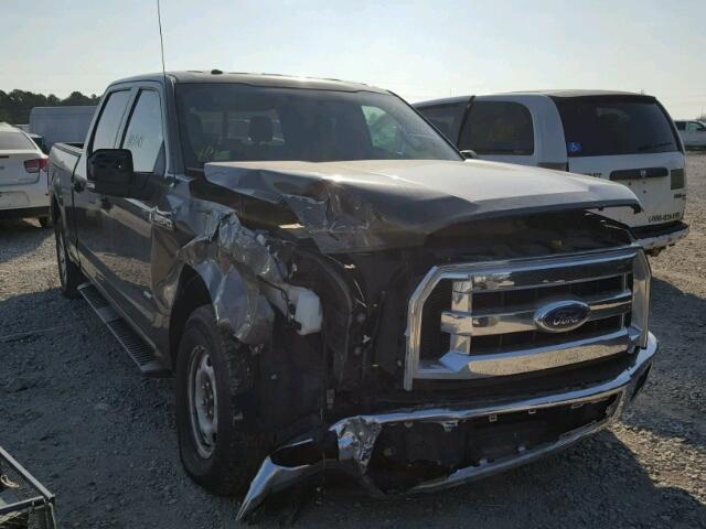 1FTEW1CP3FKD03337 - 2015 FORD F150 SUPER GRAY photo 1