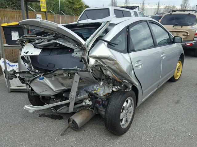 JTDKB20U457035821 - 2005 TOYOTA PRIUS SILVER photo 4