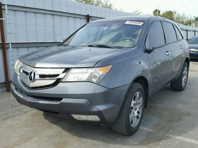 2HNYD28387H539273 - 2007 ACURA MDX TECHNO CHARCOAL photo 2