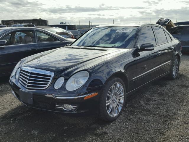 WDBUF72X77B039572 - 2007 MERCEDES-BENZ E 550 BLACK photo 2