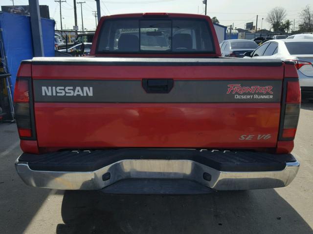 1N6ED26T5YC417645 - 2000 NISSAN FRONTIER K RED photo 9