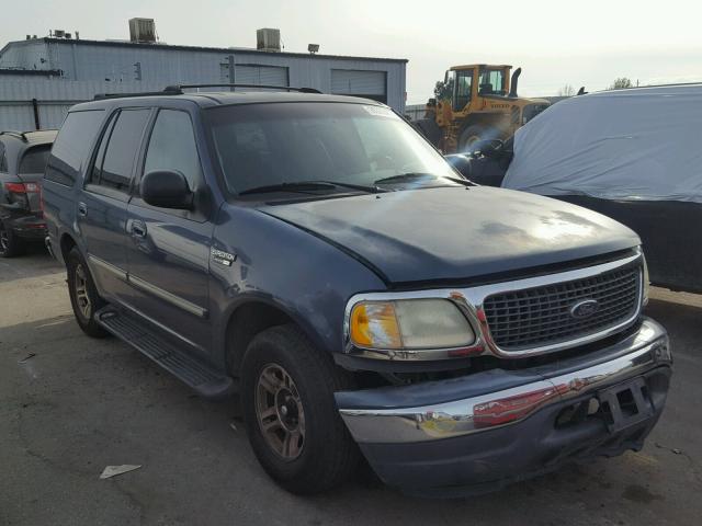 1FMRU15L62LA13580 - 2002 FORD EXPEDITION BLUE photo 1