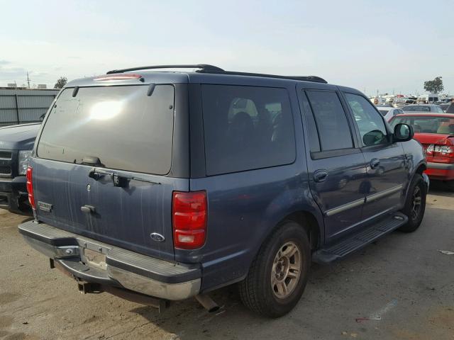 1FMRU15L62LA13580 - 2002 FORD EXPEDITION BLUE photo 4