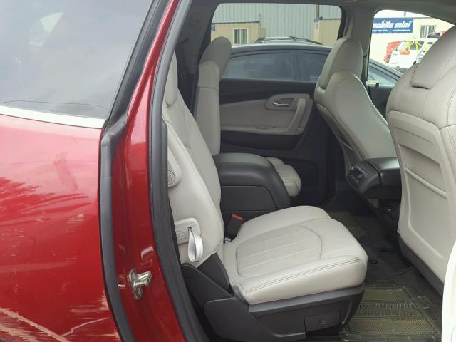 1GNER33D59S172173 - 2009 CHEVROLET TRAVERSE L BURGUNDY photo 6