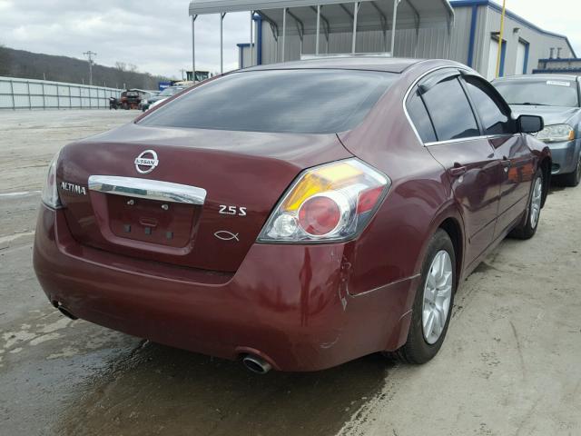 1N4AL2AP6AC103433 - 2010 NISSAN ALTIMA BAS MAROON photo 4