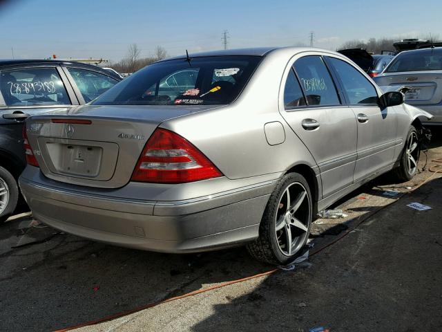 WDBRF92H36F789777 - 2006 MERCEDES-BENZ C GENERATI SILVER photo 4