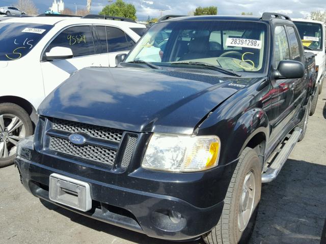 1FMZU67K35UA71663 - 2005 FORD EXPLORER S BLACK photo 2