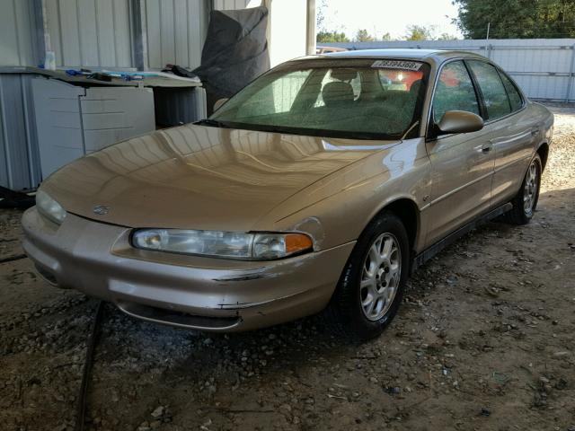 1G3WS52H2YF288648 - 2000 OLDSMOBILE INTRIGUE G GOLD photo 2