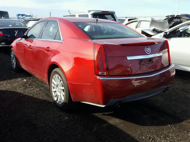 1G6DM577X80117699 - 2008 CADILLAC CTS BURGUNDY photo 3