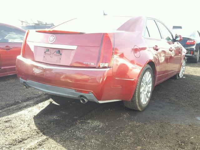 1G6DM577X80117699 - 2008 CADILLAC CTS BURGUNDY photo 4