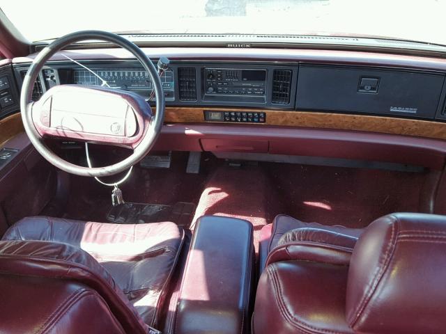 1G4HR53L0PH550009 - 1993 BUICK LESABRE LI MAROON photo 9