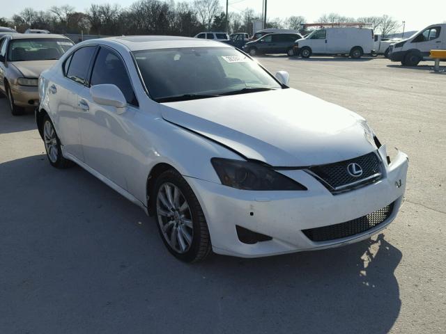 JTHBK262172045890 - 2007 LEXUS IS 250 WHITE photo 1